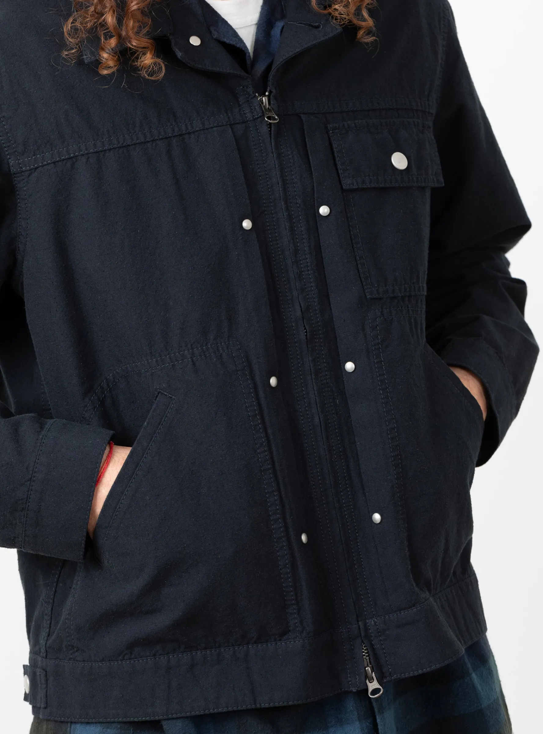 Max Trucker Jacket Navy<Pilgrim Surf + Supply Online