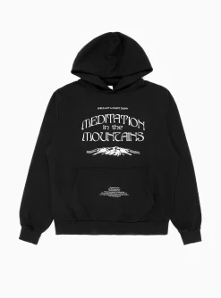 Meditation Hoodie Black<Afield Out & Mount Sunny Best