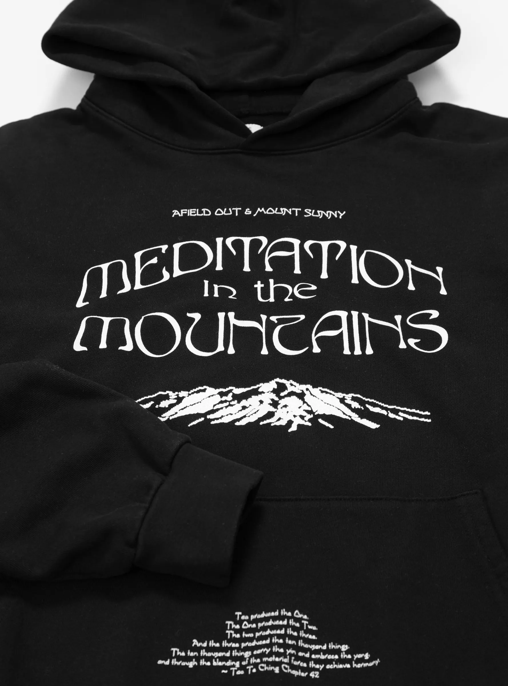 Meditation Hoodie Black<Afield Out & Mount Sunny Best