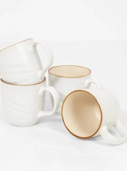 Mediterraneo Cup set of 4 White<Novità Home Hot