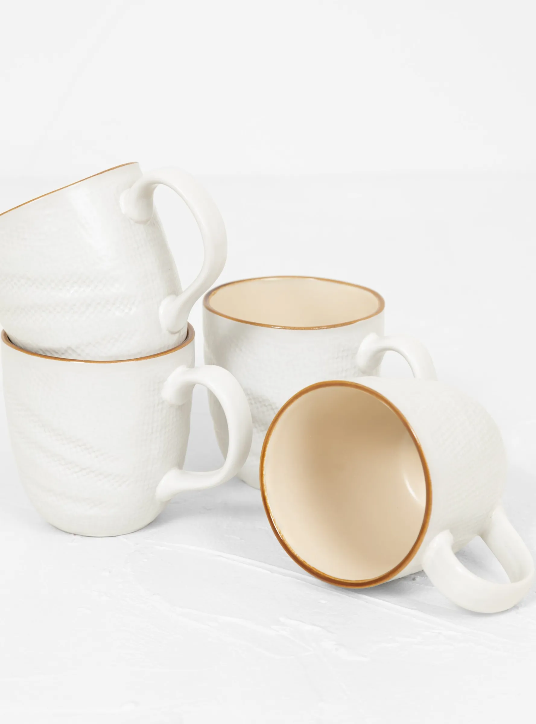 Mediterraneo Cup set of 4 White<Novità Home Hot