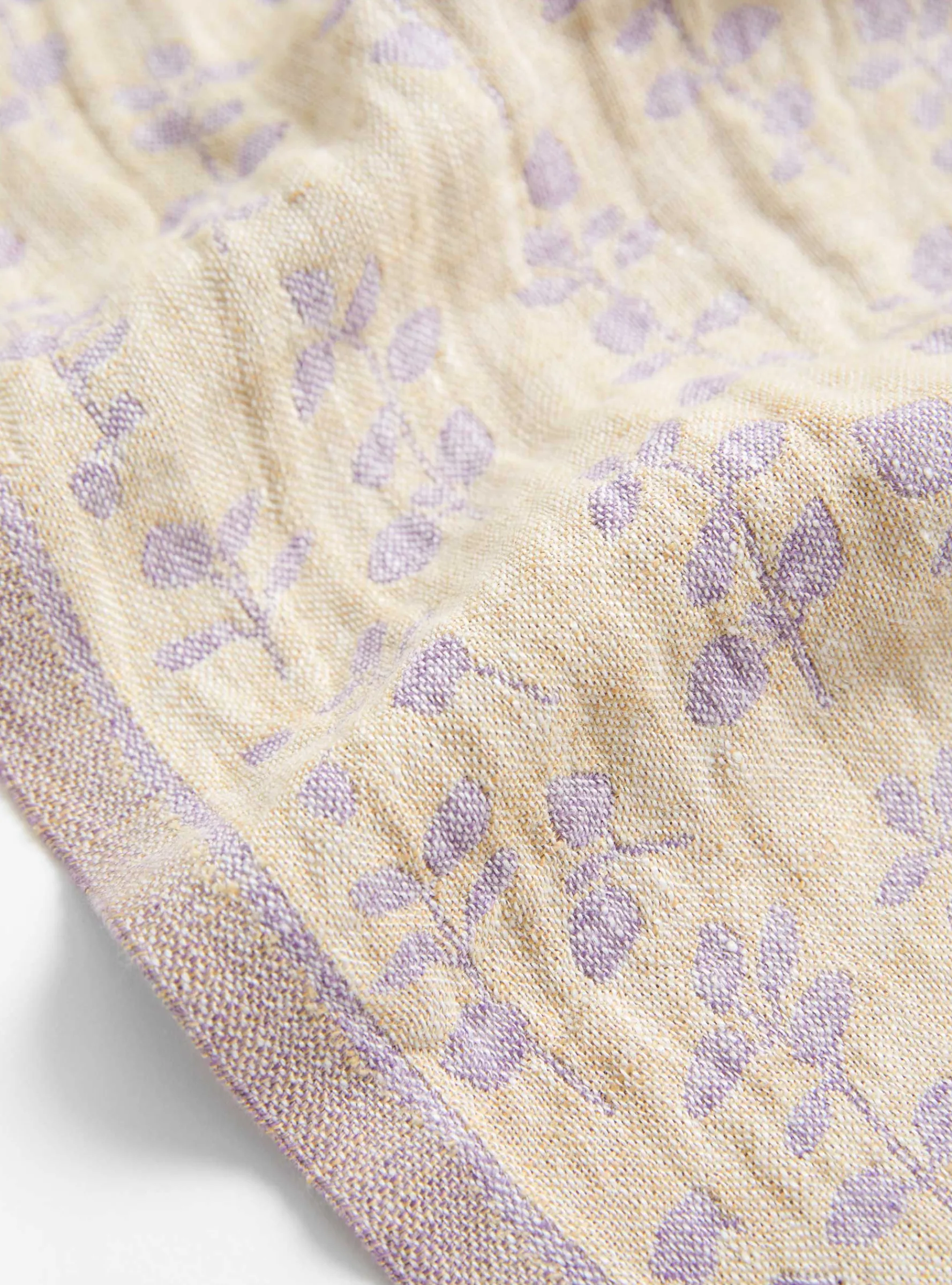Meirami Tea Towel Gold/Lavender<Lapuan Kankurit Discount