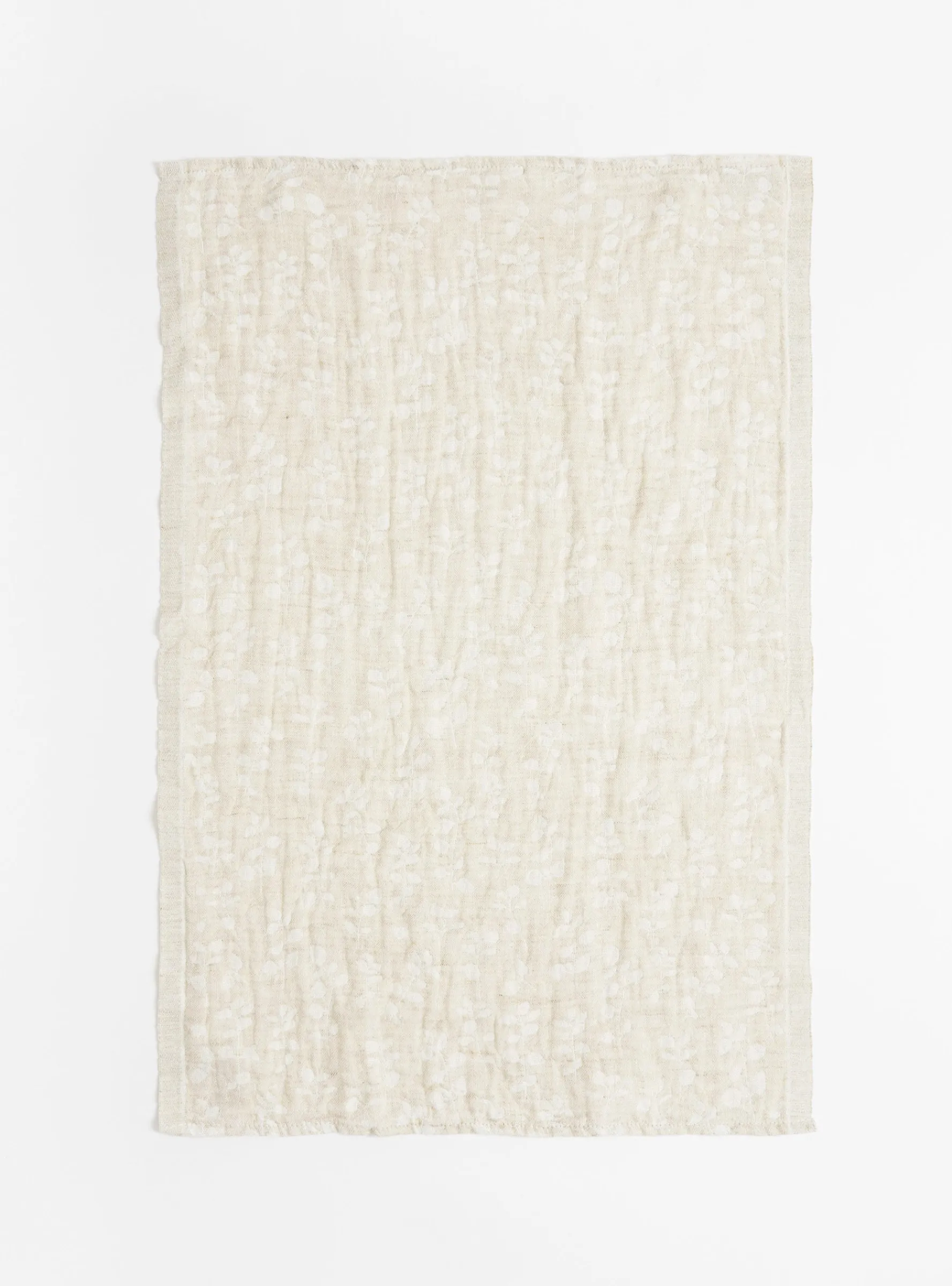 Meirami Tea Towel Linen/White<Lapuan Kankurit Outlet