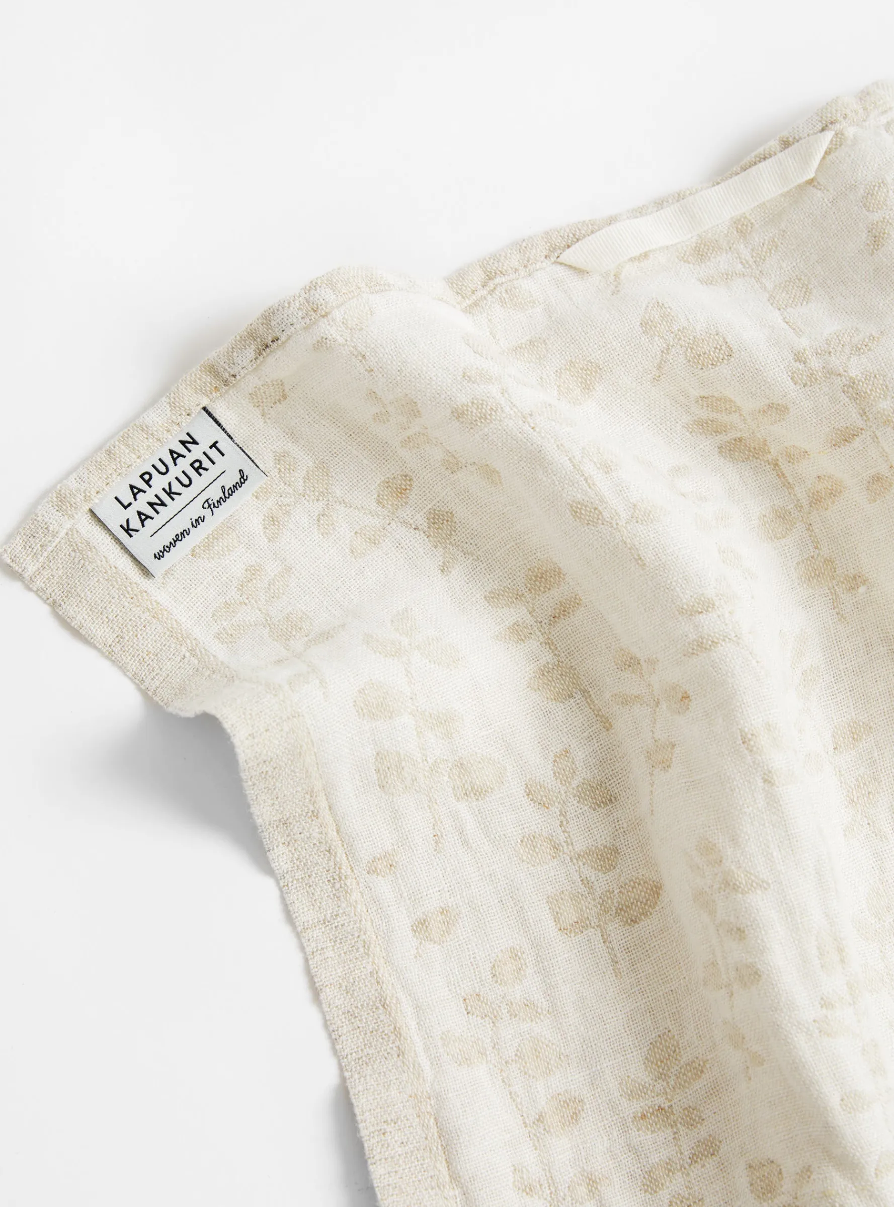 Meirami Tea Towel Linen/White<Lapuan Kankurit Outlet