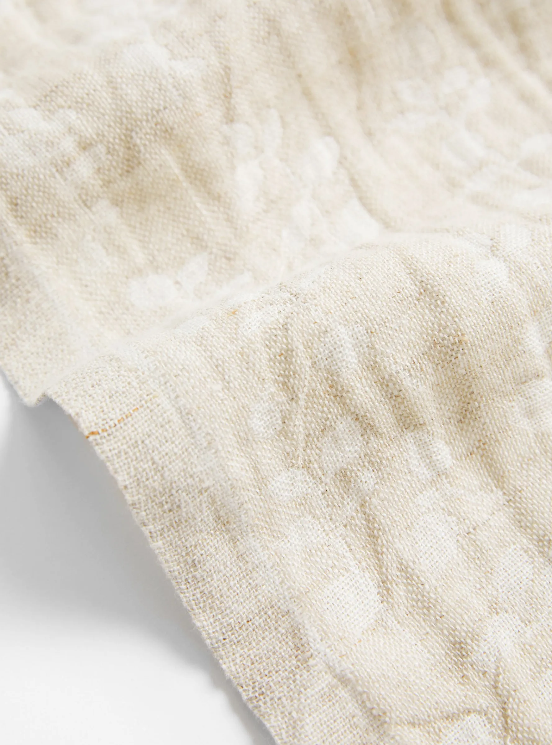 Meirami Tea Towel Linen/White<Lapuan Kankurit Outlet