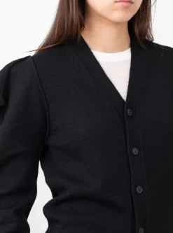 Melange Knit Cardigan Black<TOGA ARCHIVES Clearance