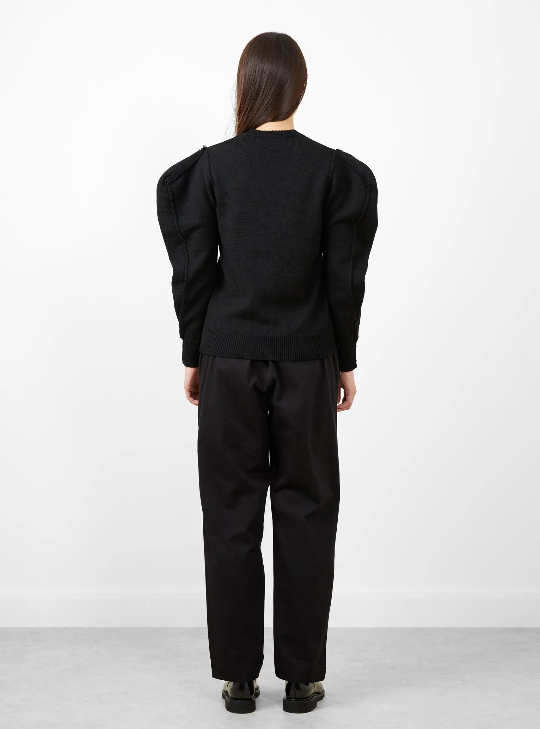Melange Knit Cardigan Black<TOGA ARCHIVES Clearance