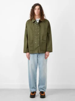Mendal Ventile Welder's Jacket Olive<Pilgrim Surf + Supply Clearance