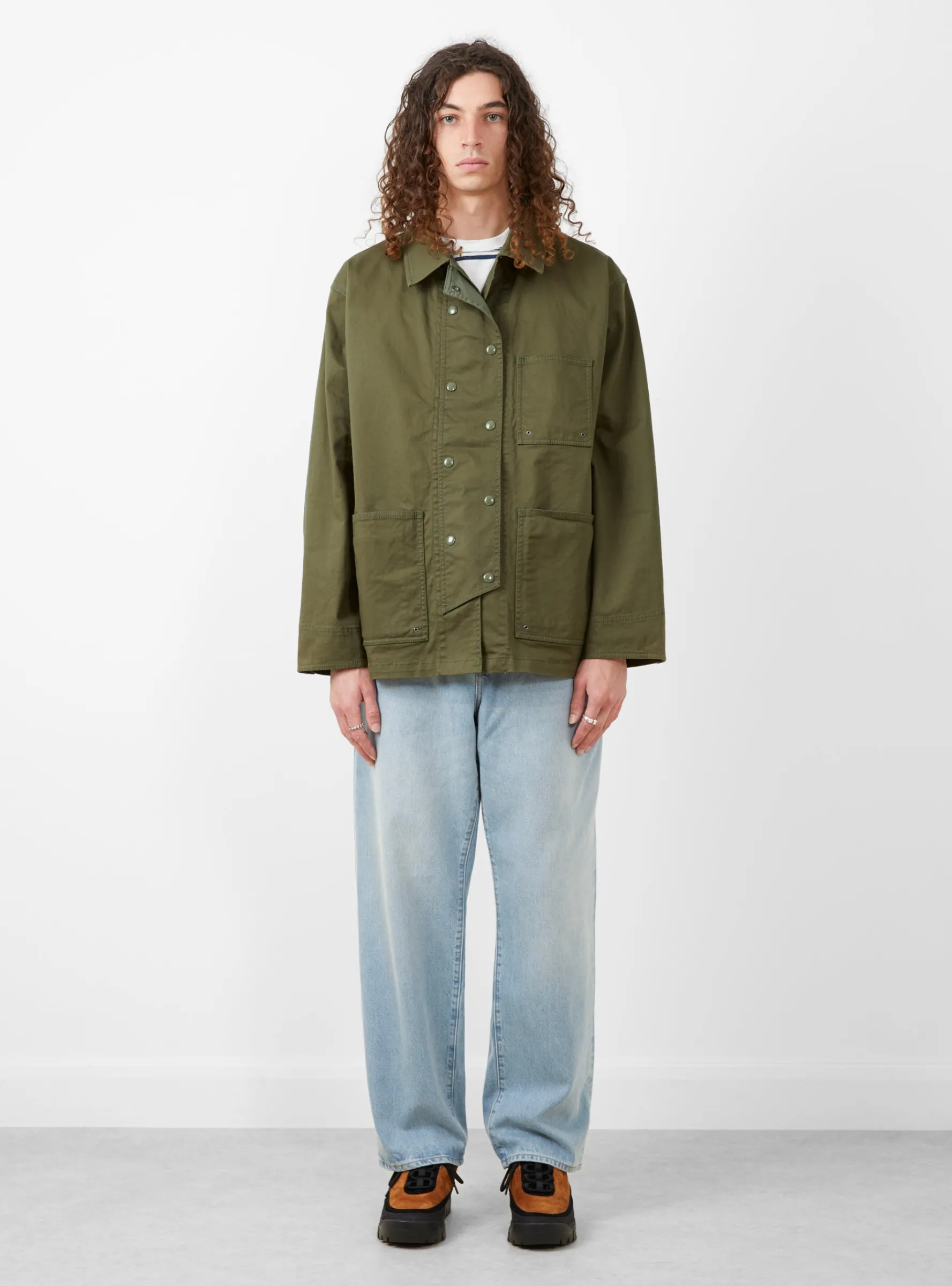 Mendal Ventile Welder's Jacket Olive<Pilgrim Surf + Supply Clearance