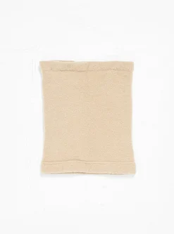 Merino Boucle Neck warmer Beige<ROTOTO Online