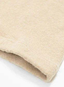 Merino Boucle Neck warmer Beige<ROTOTO Online