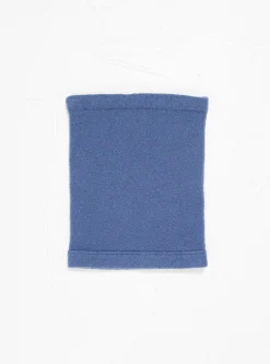 Merino Boucle Neck Warmer Blue<ROTOTO Clearance