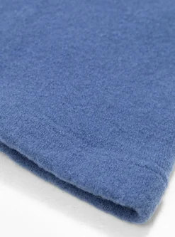 Merino Boucle Neck Warmer Blue<ROTOTO Clearance