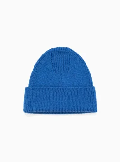 Merino Wool Beanie Blue<The English Difference Sale