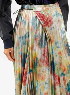 Metallic Print Skirt Silver & Multi<TOGA PULLA New
