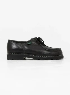 Michael Shoe Black Deer Leather<Paraboot Best