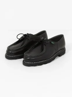 Michael Shoe Black Deer Leather<Paraboot Best
