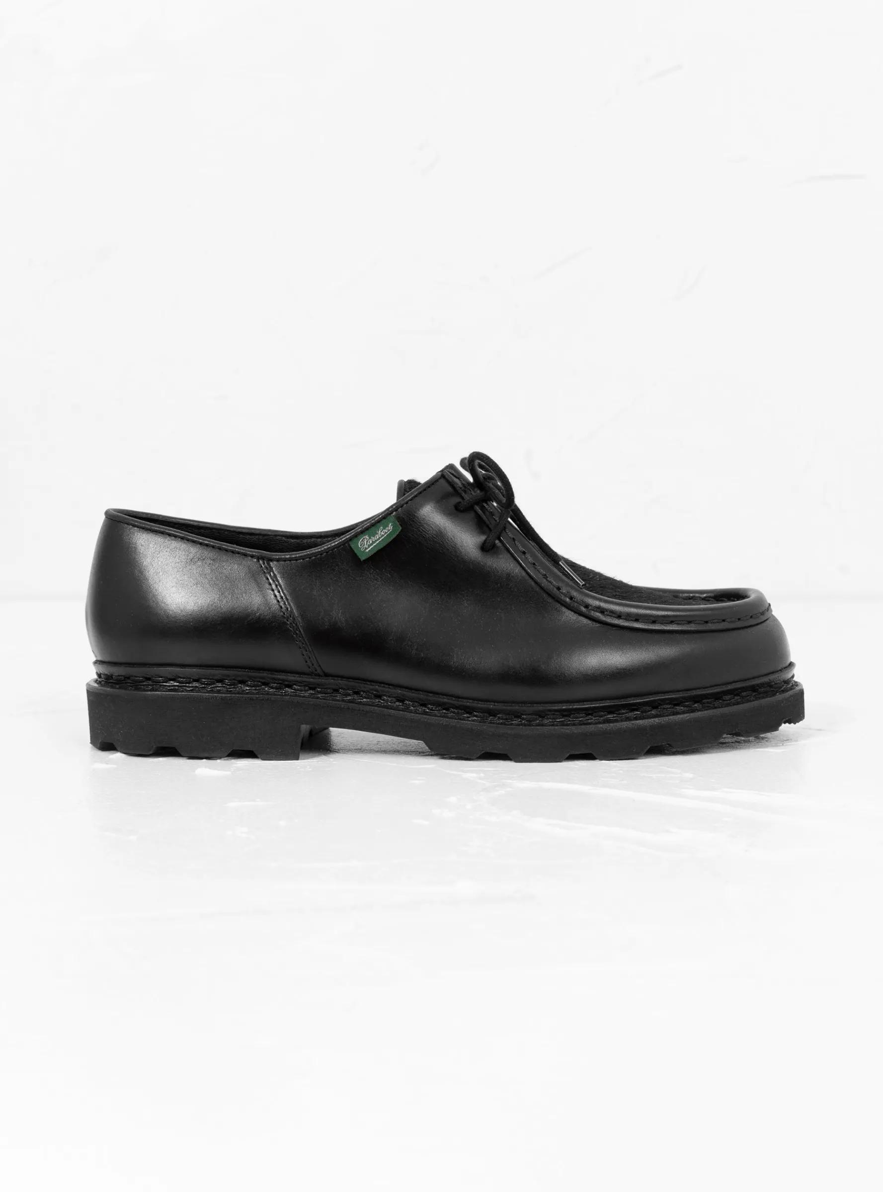 Michael Shoe Black Smooth Leather & Cow Hair<Paraboot Discount