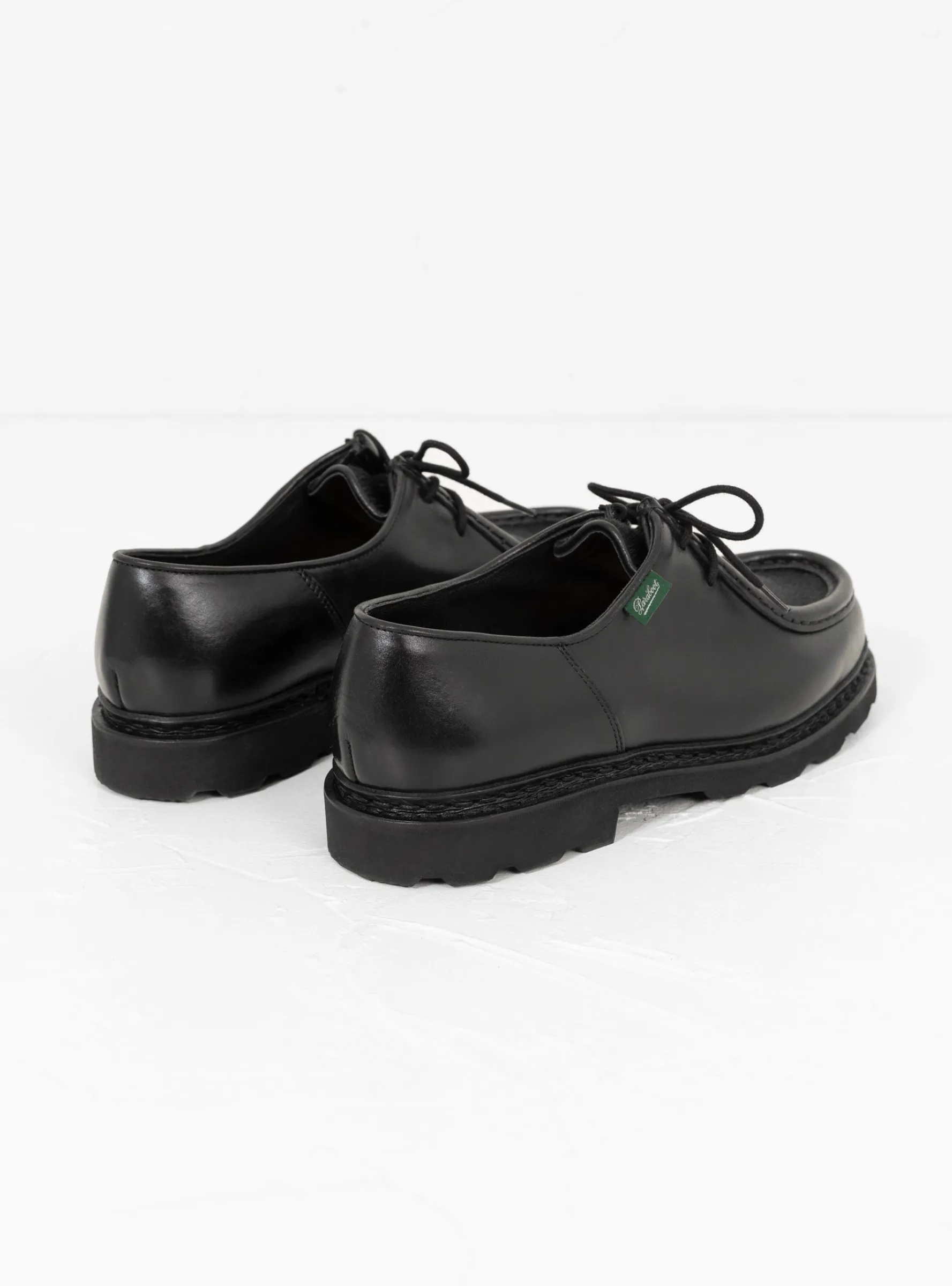 Michael Shoe Black Smooth Leather & Cow Hair<Paraboot Discount