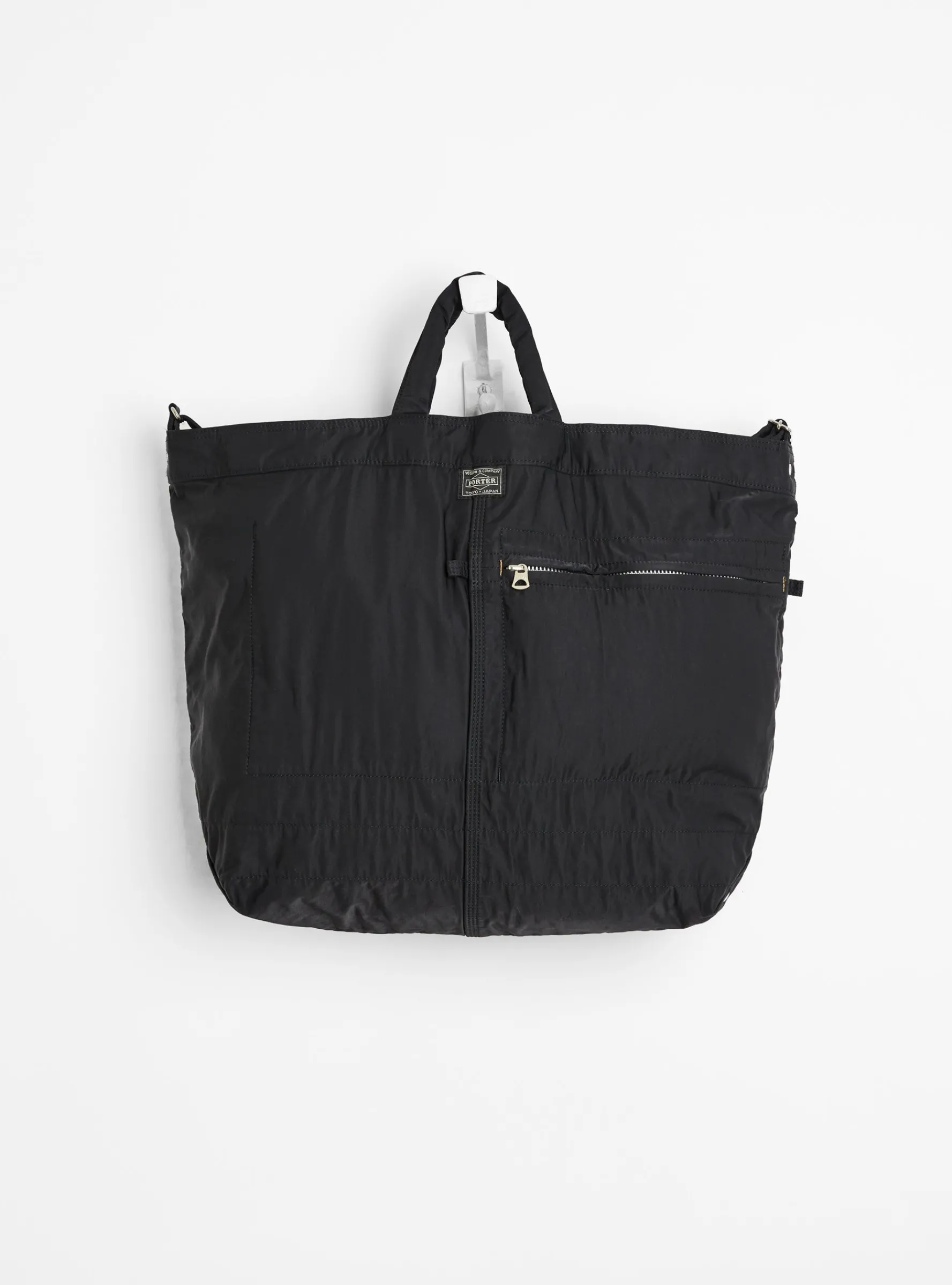Mile 2-Way Tote Bag Large Black<Porter Yoshida & Co. Best