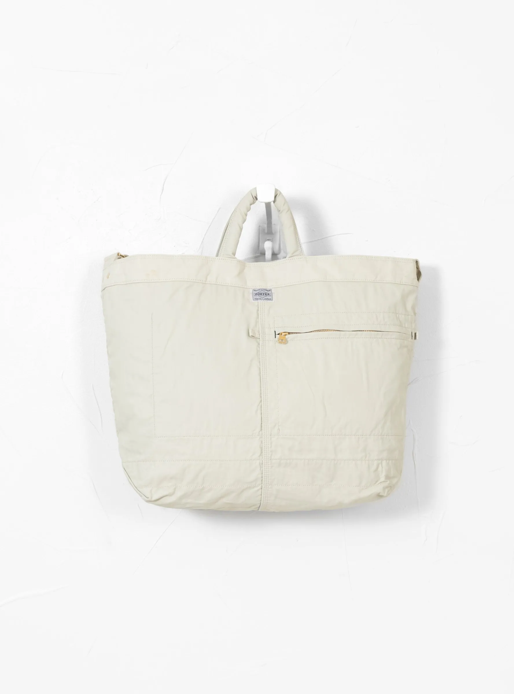 MILE 2-Way Tote Bag Large White<Porter Yoshida & Co. Best
