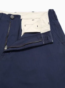 MIL Trousers Herringbone Navy<Beams Plus Sale