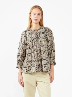 Mina Blouse - Marlow Print<Skall Studio Hot