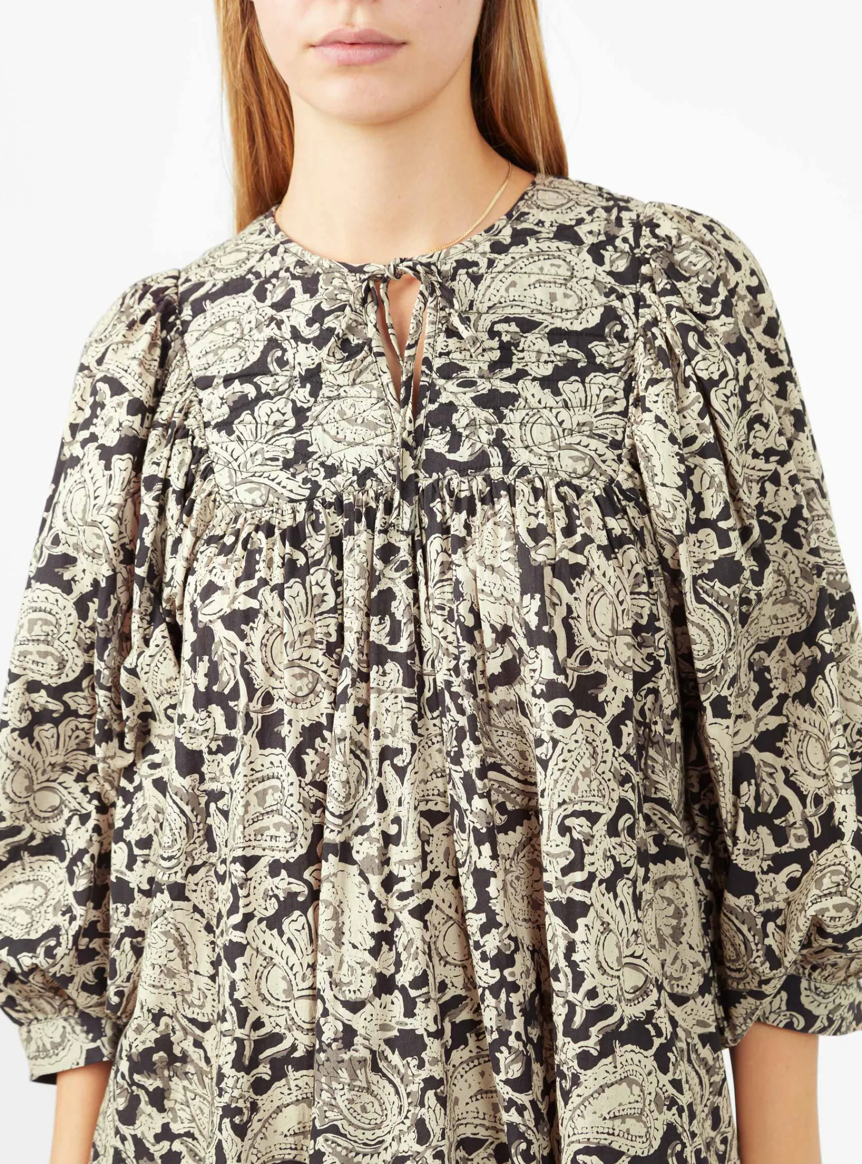 Mina Blouse - Marlow Print<Skall Studio Hot