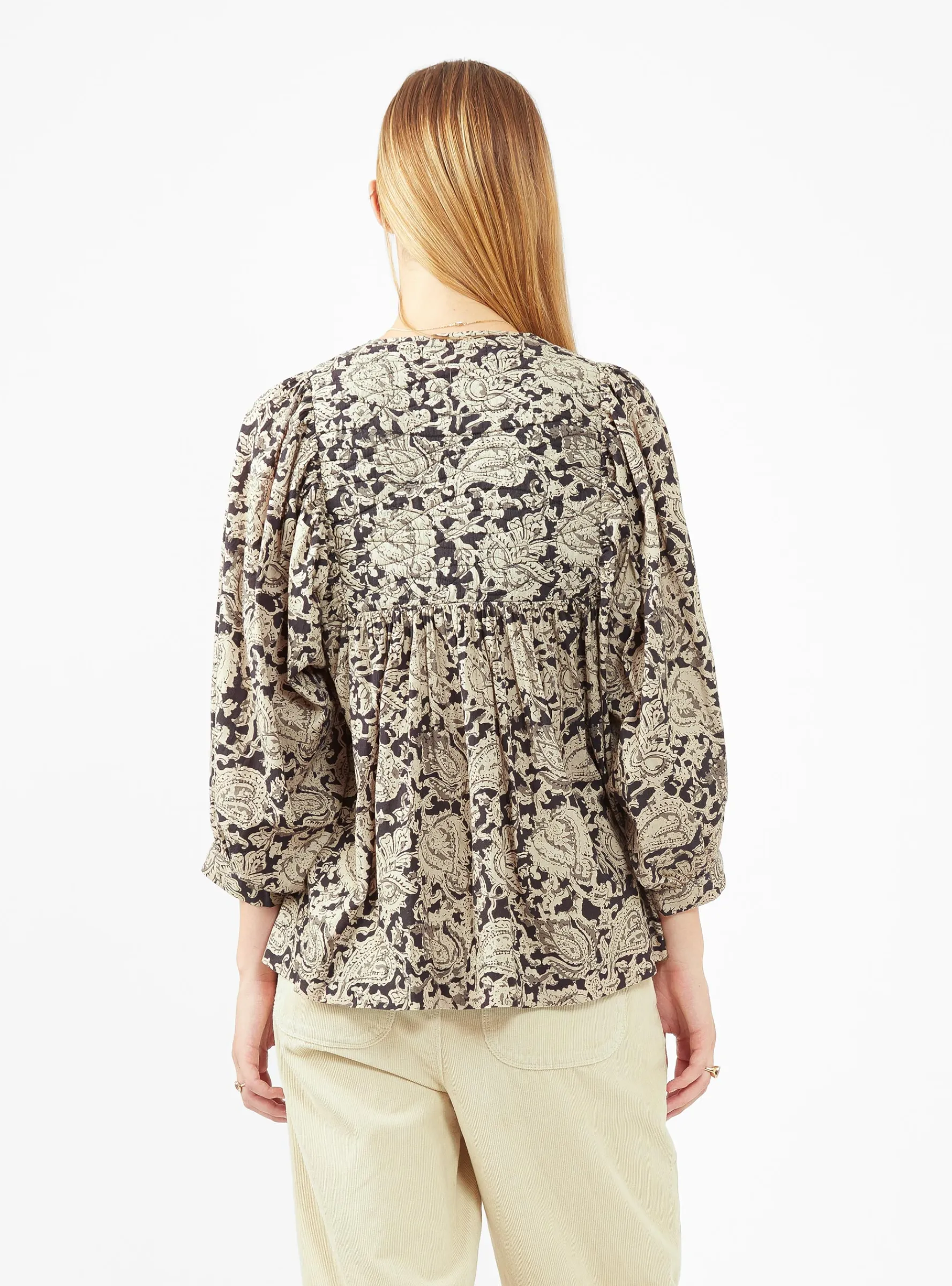 Mina Blouse - Marlow Print<Skall Studio Hot