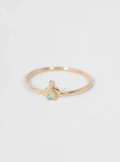 Mini Nestled Ring 10k Gold<Wwake Discount