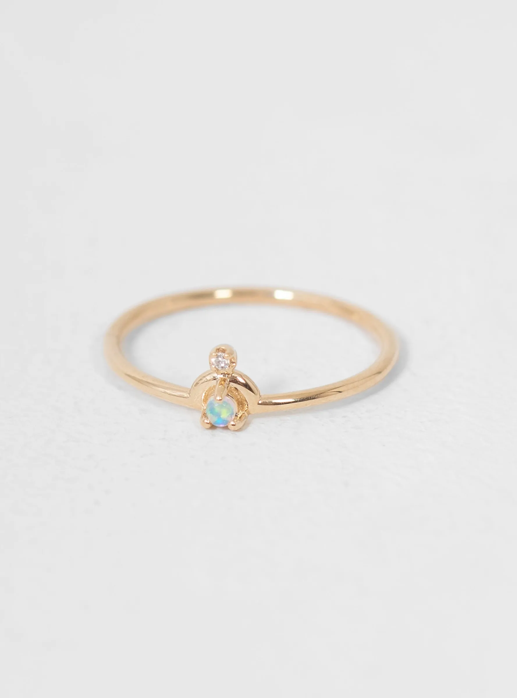 Mini Nestled Ring 10k Gold<Wwake Discount