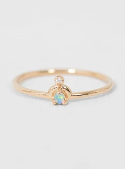 Mini Nestled Ring 10k Gold<Wwake Discount