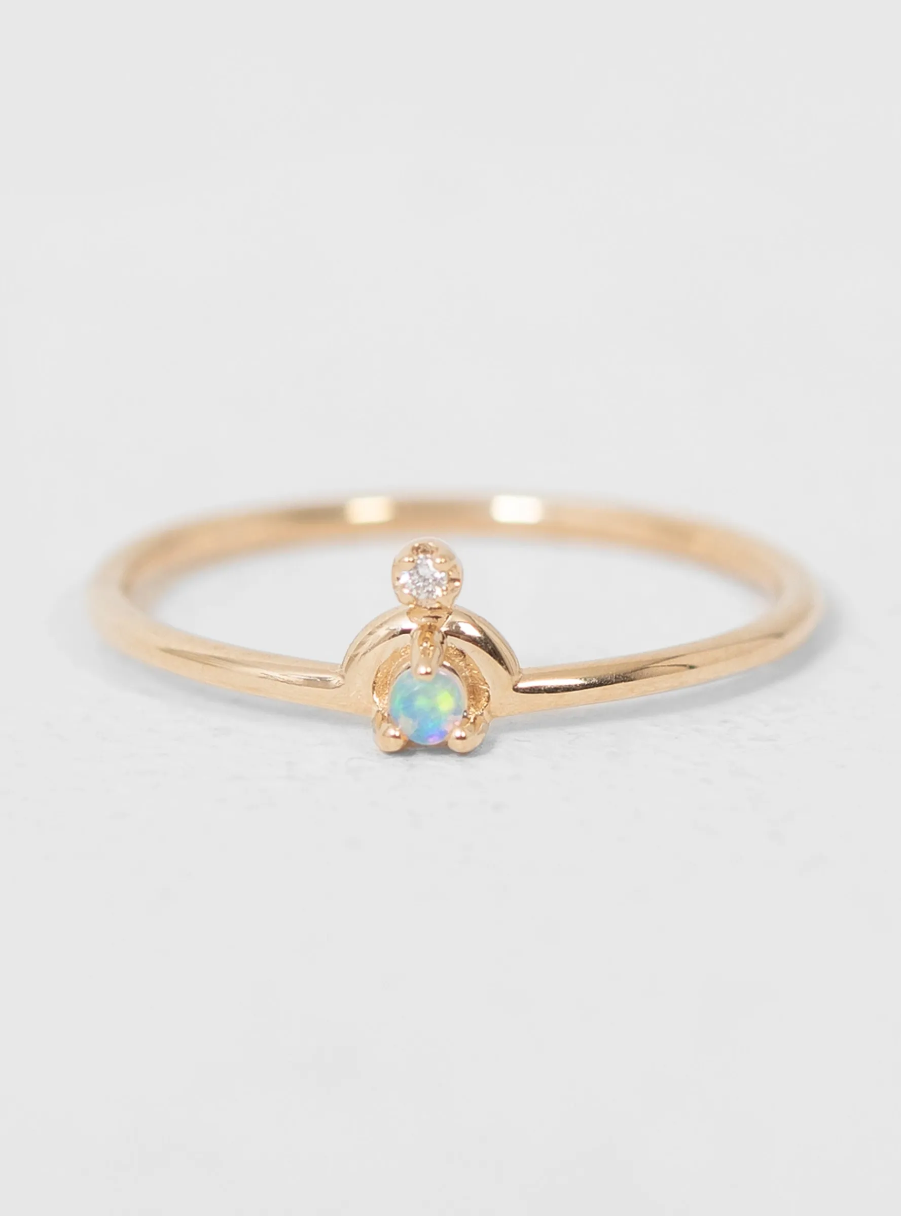 Mini Nestled Ring 10k Gold<Wwake Discount