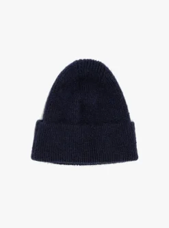 Mohair Beanie Navy<TDR Online