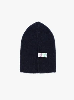 Mohair Beanie Navy<TDR Online