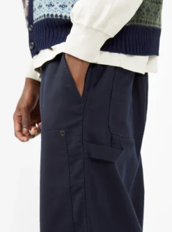 Moleskin Double Knee Trousers Navy<Brain Dead Fashion