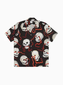 Momento Mori Shirt Black & Red<Endless Joy Online