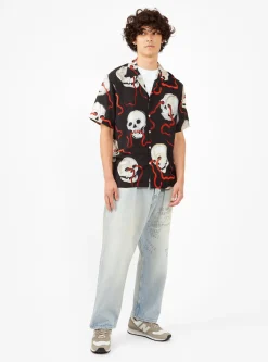 Momento Mori Shirt Black & Red<Endless Joy Online