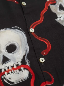Momento Mori Shirt Black & Red<Endless Joy Online