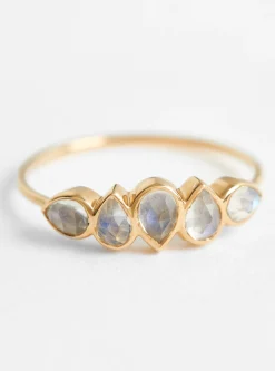 Moonstone Ring Multi<Celine Daoust Fashion