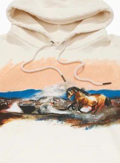 Mustang Hoodie Bone White<One of These Days Online