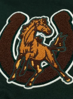 Mustang Varsity Jacket Green & Brown<One of These Days Best