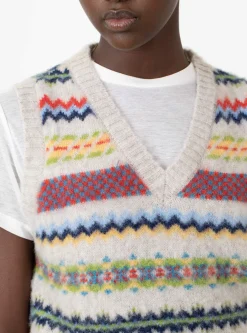 My Little Woollen Wonder Vest Cosmic Latte<Howlin' New