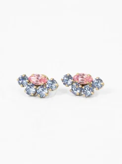 Nala Earrings Pink & Blue<YUN YUN SUN Hot