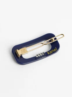 Navy Hair Clip<Kanel Clearance