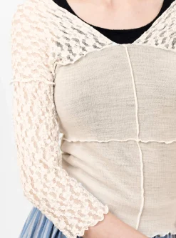 Nehru Long Sleeve Tee Undyed<Baserange Online
