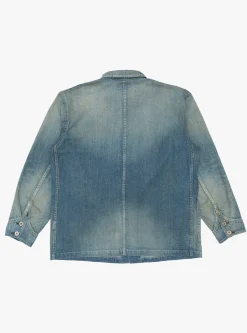 Nep Denim Coverall Jacket Blue<HERILL Fashion