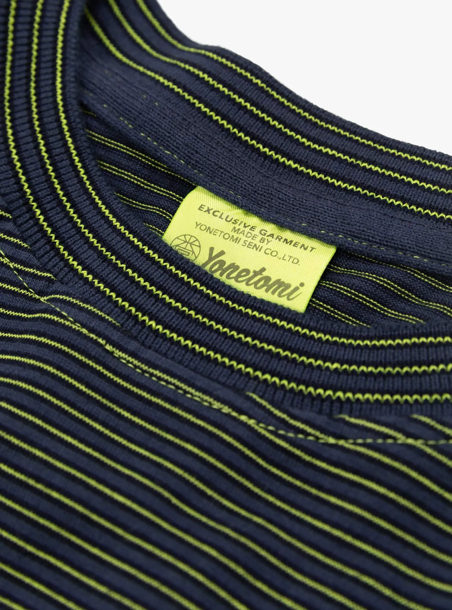 New Basic T-Shirt Navy Stripe<Yonetomi Online