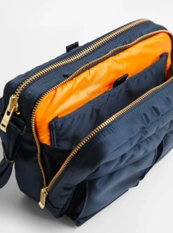 NEW Tanker Sling Bag with Zip Navy<Porter Yoshida & Co. Best