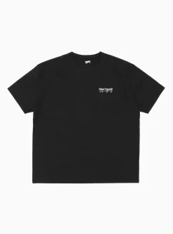 NEWYOURS T-shirt Black<SOFTHYPHEN Best